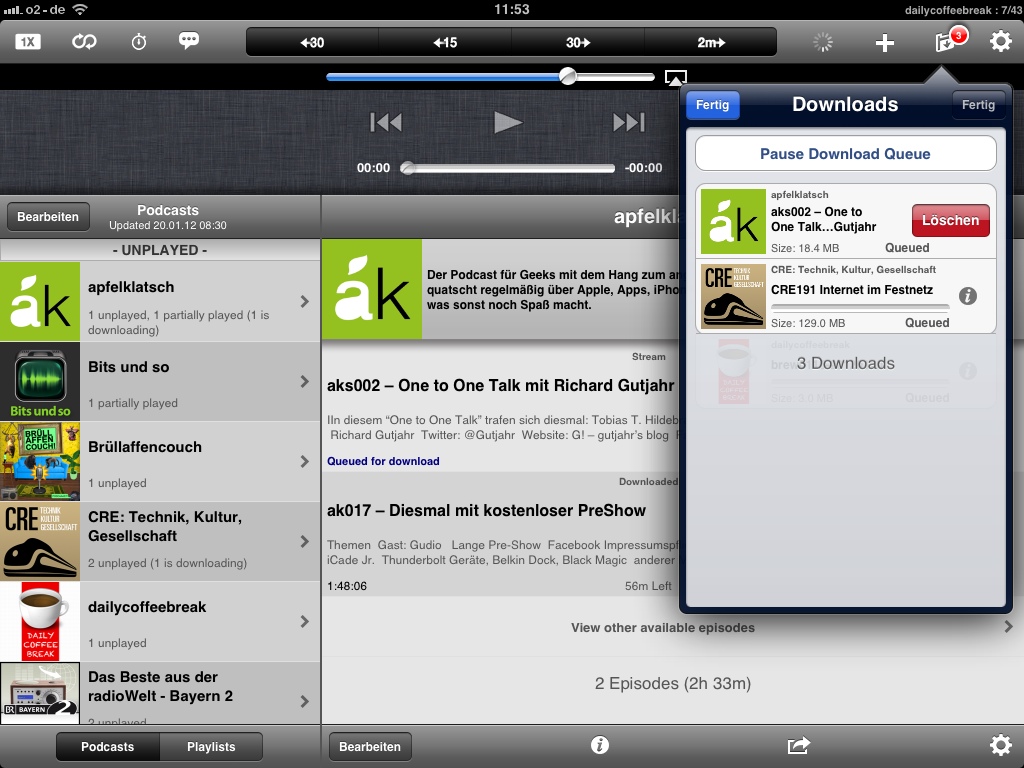 Download unterbrechen